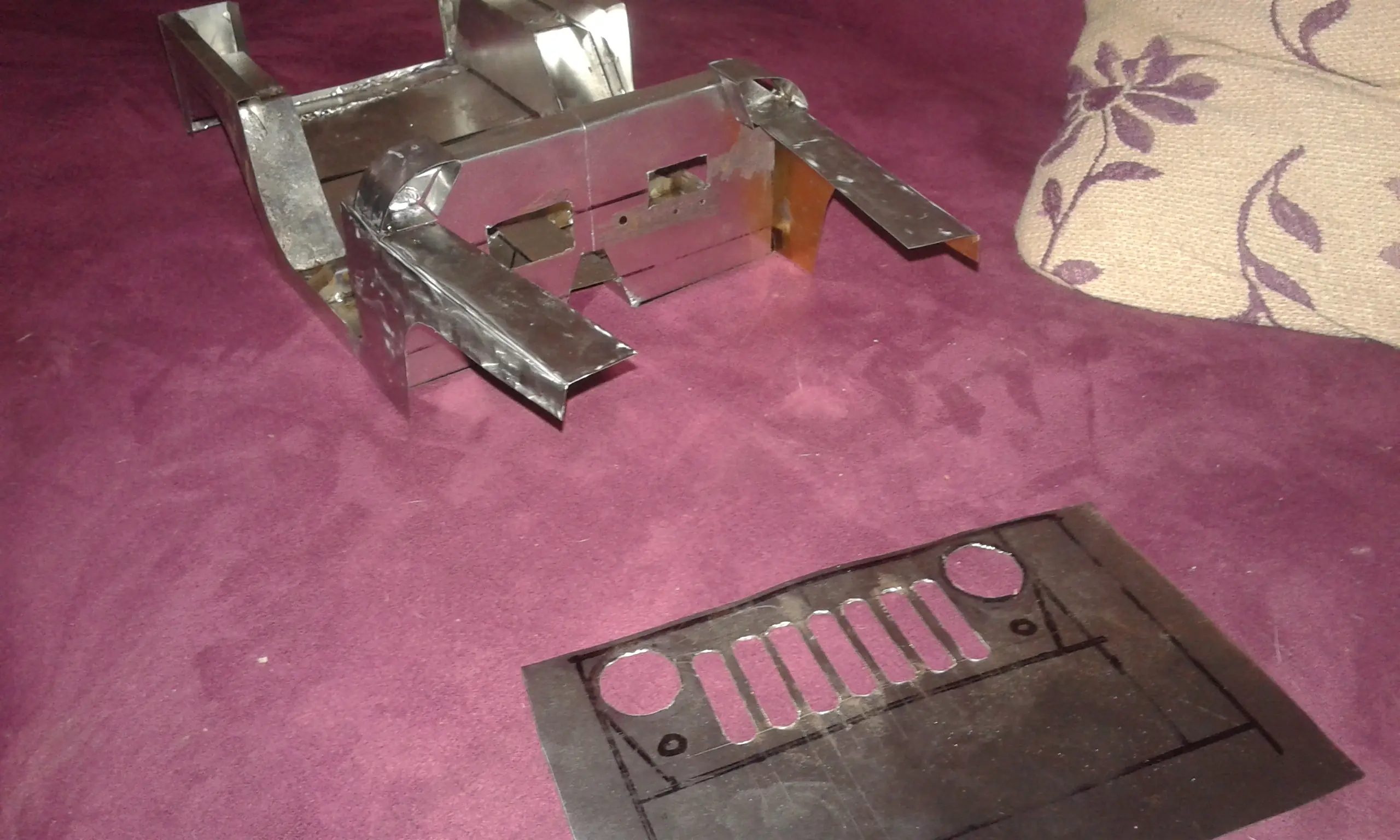 Construccion jeep wrangler 1/10