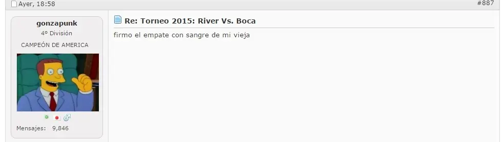 Hinchas de River durante el partido.