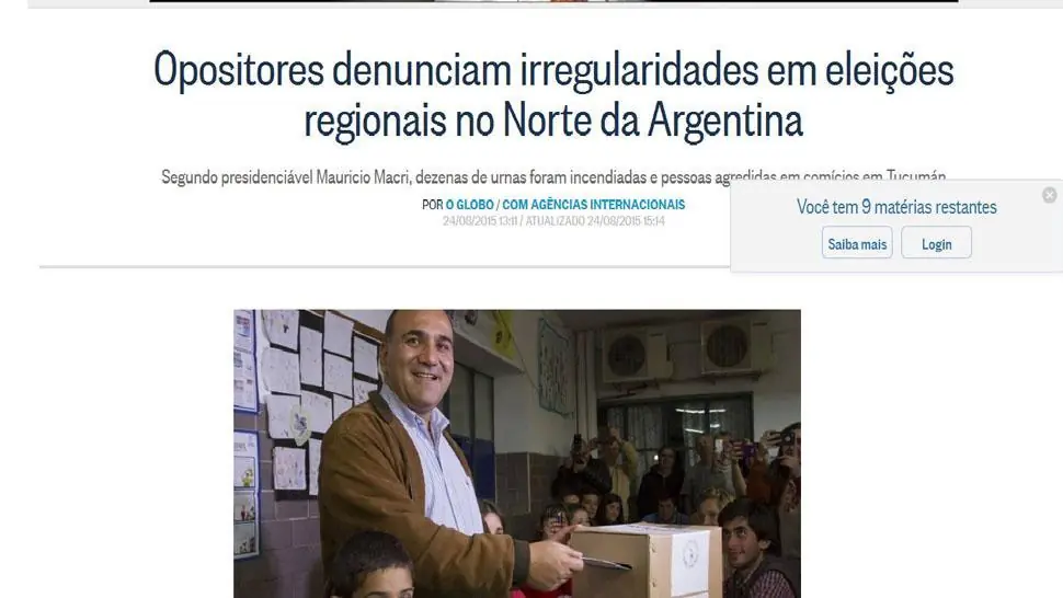 El #TUCUMANAZO llego a las portadas de los diarios del mundo El #TUCUMANAZO llego a las portadas de los diarios del mundo