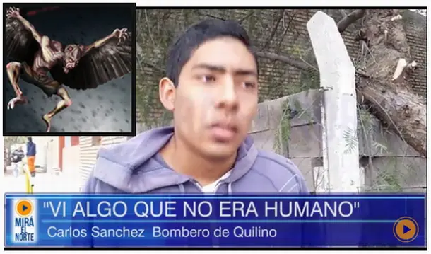 Bomberos aseguran haber visto un hombre con alas en Córdoba
