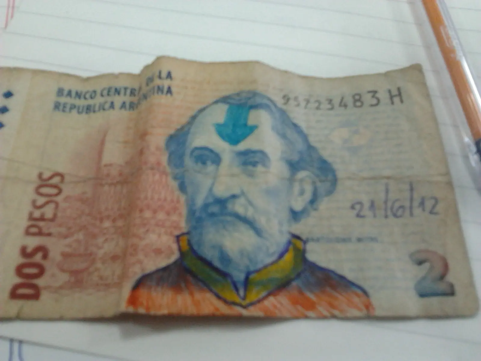 billetes dibujados
