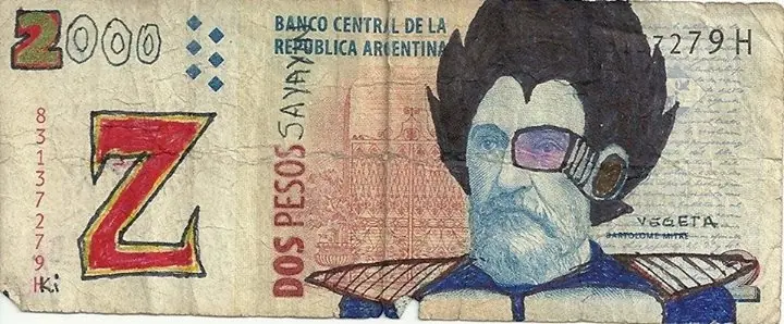 billetes dibujados