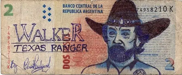 billetes dibujados