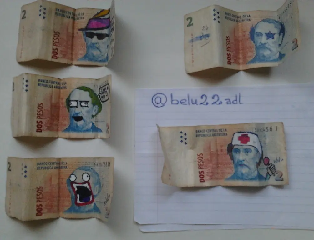 Arte en billetes