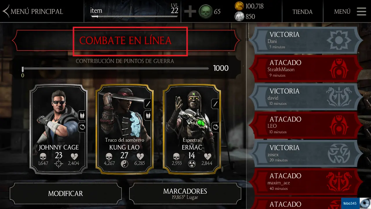 Mortal Kombat +100 mil monedas de oro, te explico como