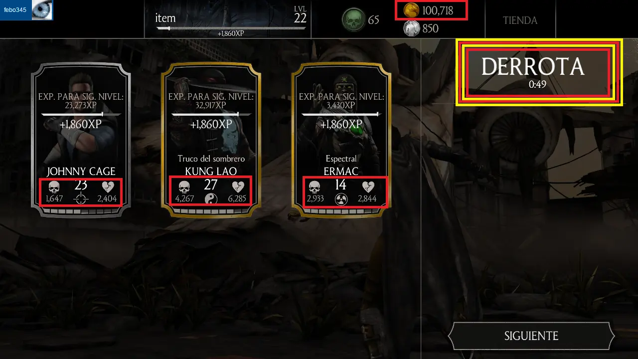 mortal kombat monedas