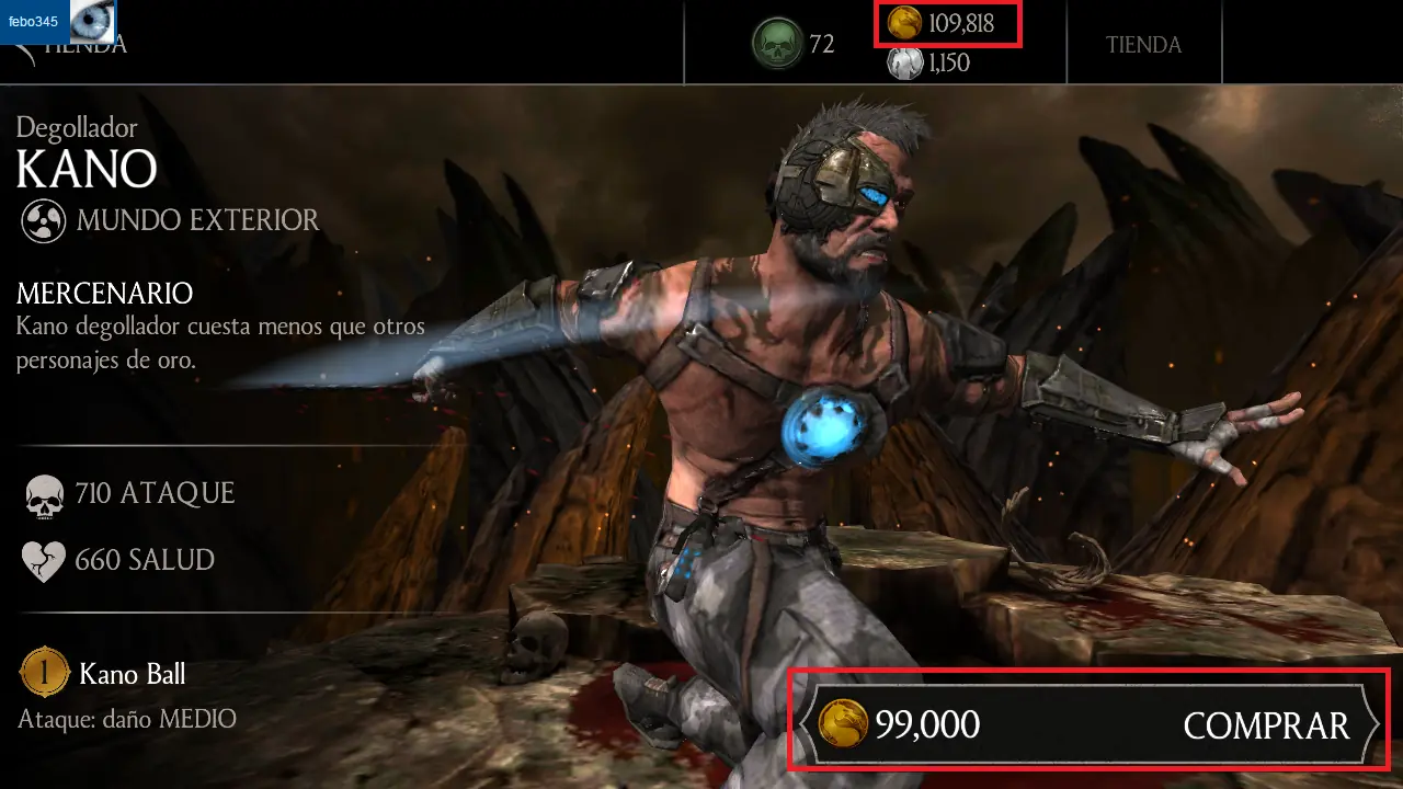 monedas mortal kombat x