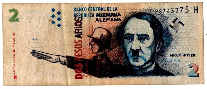 Arte en billetes