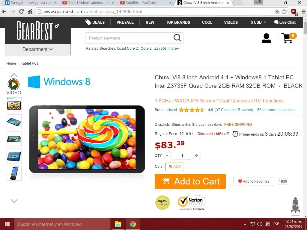 Me compre una tablet con Windows 8.1 en china y te lo cuento