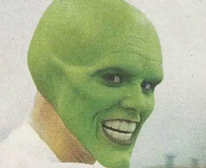 Así maquillaban a Jim Carrey para su papel en La Máscara