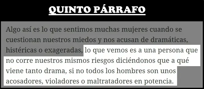 Análisis y refutación de un artículo feminista