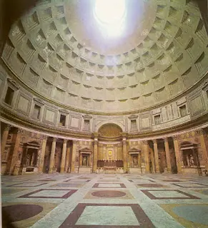 Panteón Romano (una de las primeras estructuras de concreto