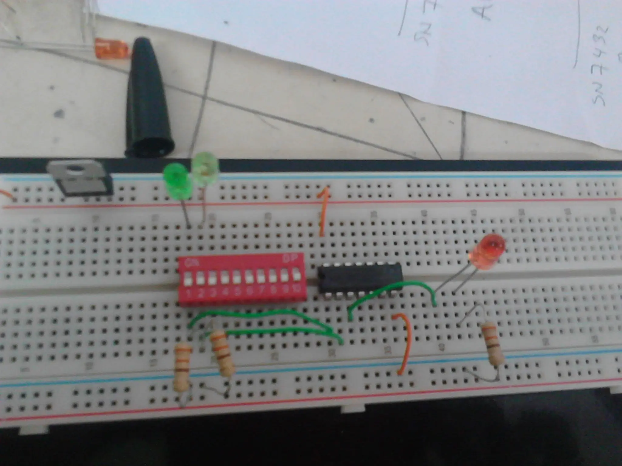 led