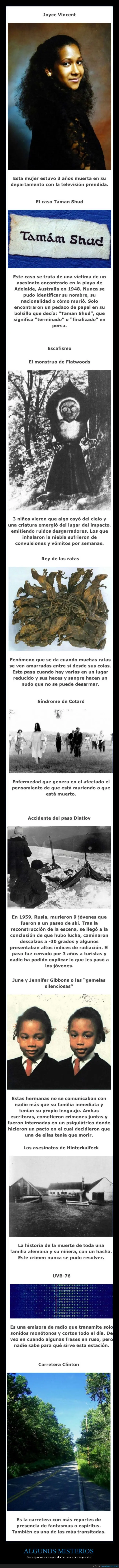 misterios del mundo