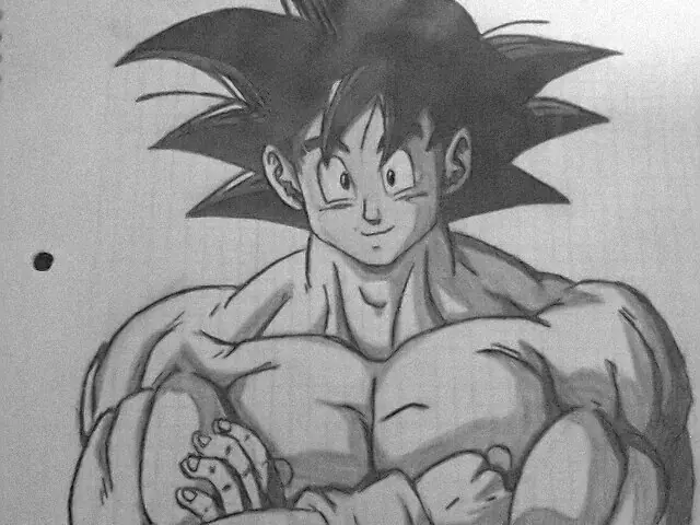 Dibujos a Lápiz de Goku 2015