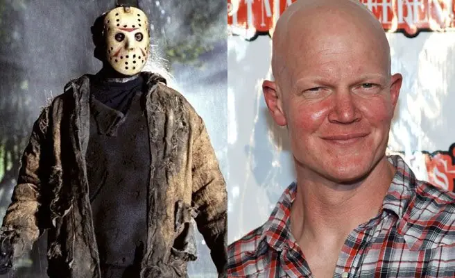 Actores detrás de máscaras de terror