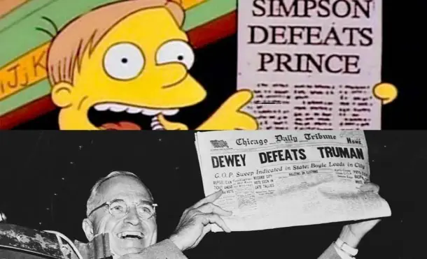 Fotografías históricas recreadas en Los Simpson