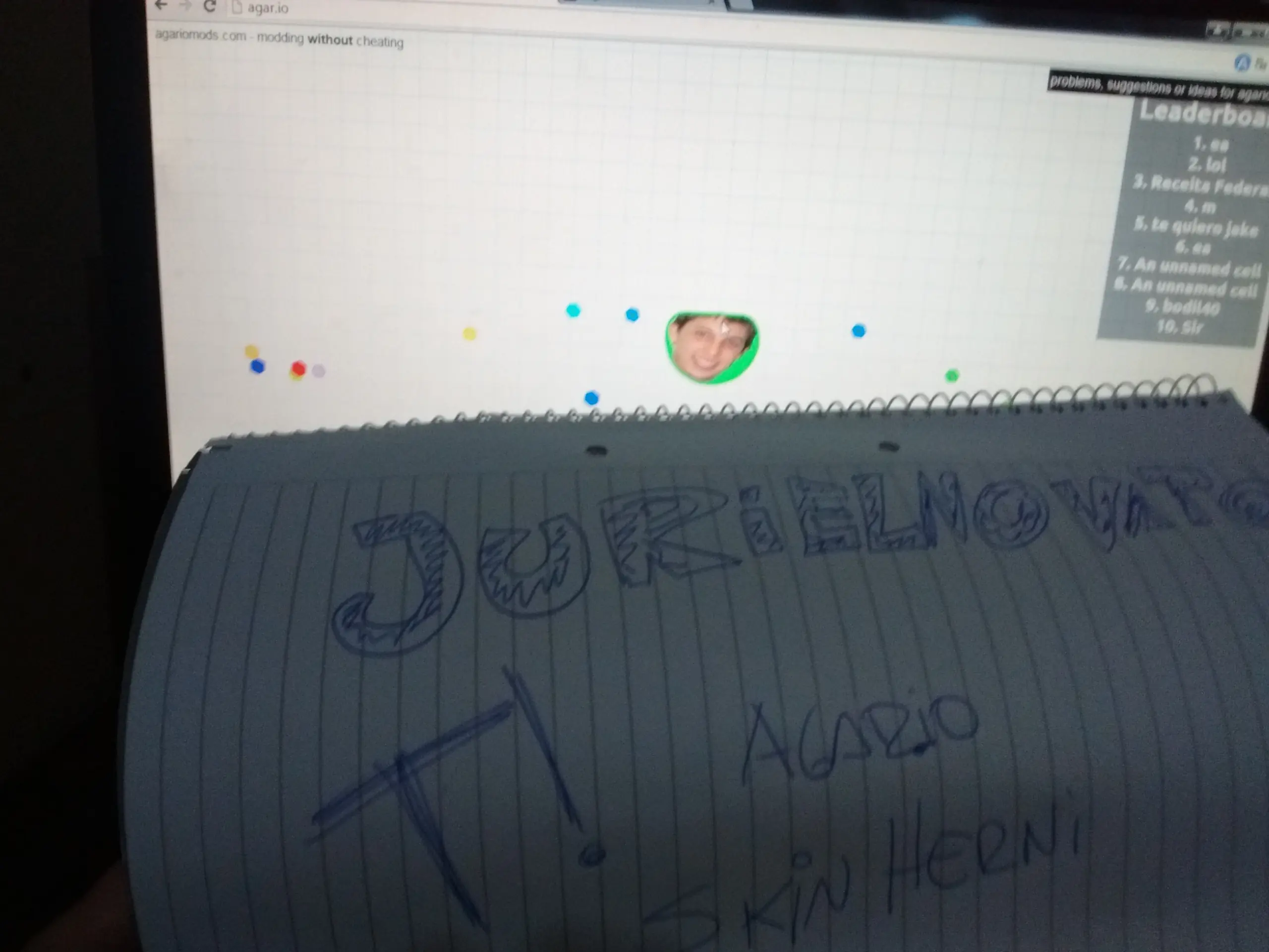 Agar.io Con el skin de herni? Pasa que te enseño.