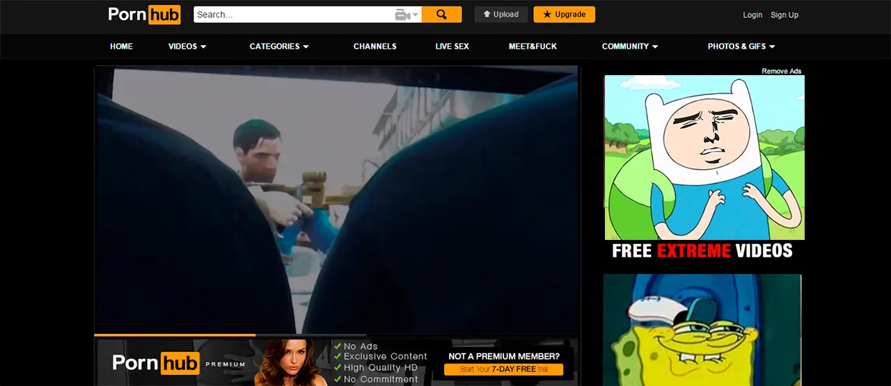 Gameplay de Fallout 4, en página PORNO.