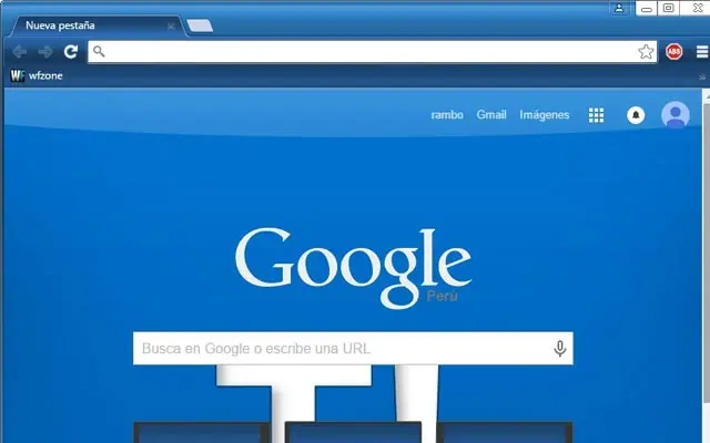 Nuevo Theme TARINGA para Google Chrome