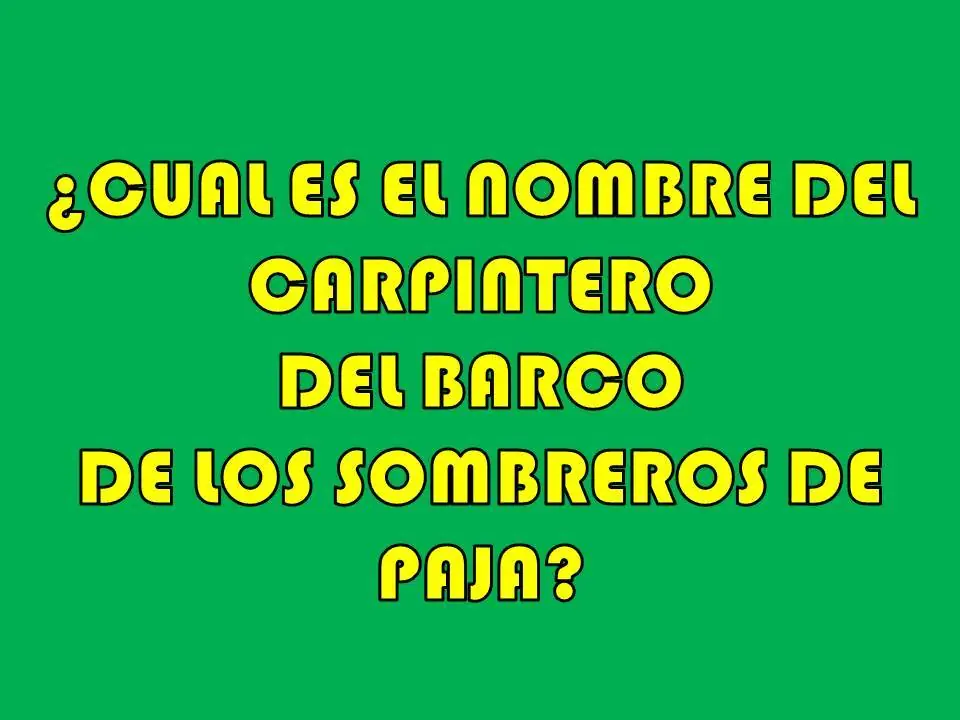 ¿que tanto sabes de one piece?