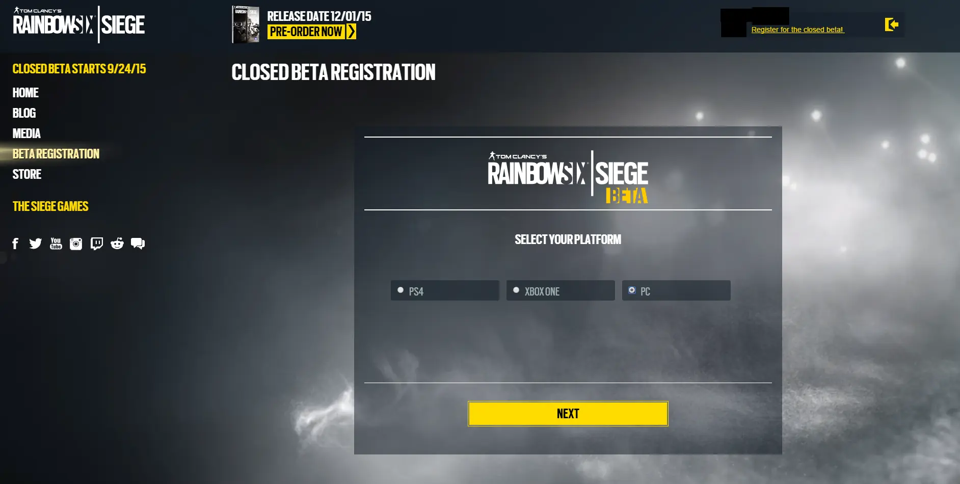 Como conseguir la key de Rainbow Six (Beta)