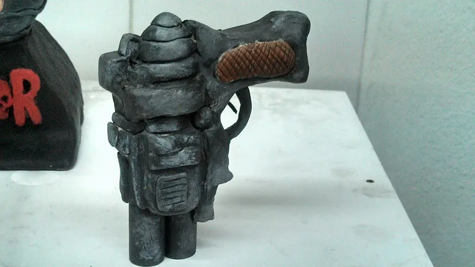 escultura cazador