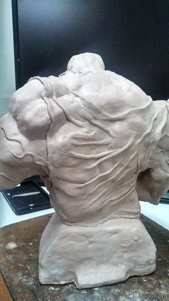 escultura cazador