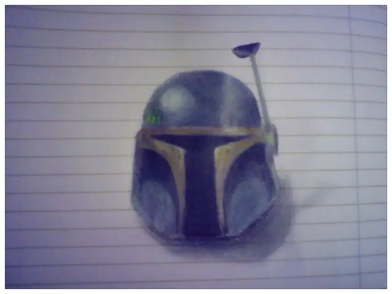 Mi dibujo: Boba Fett Helmet