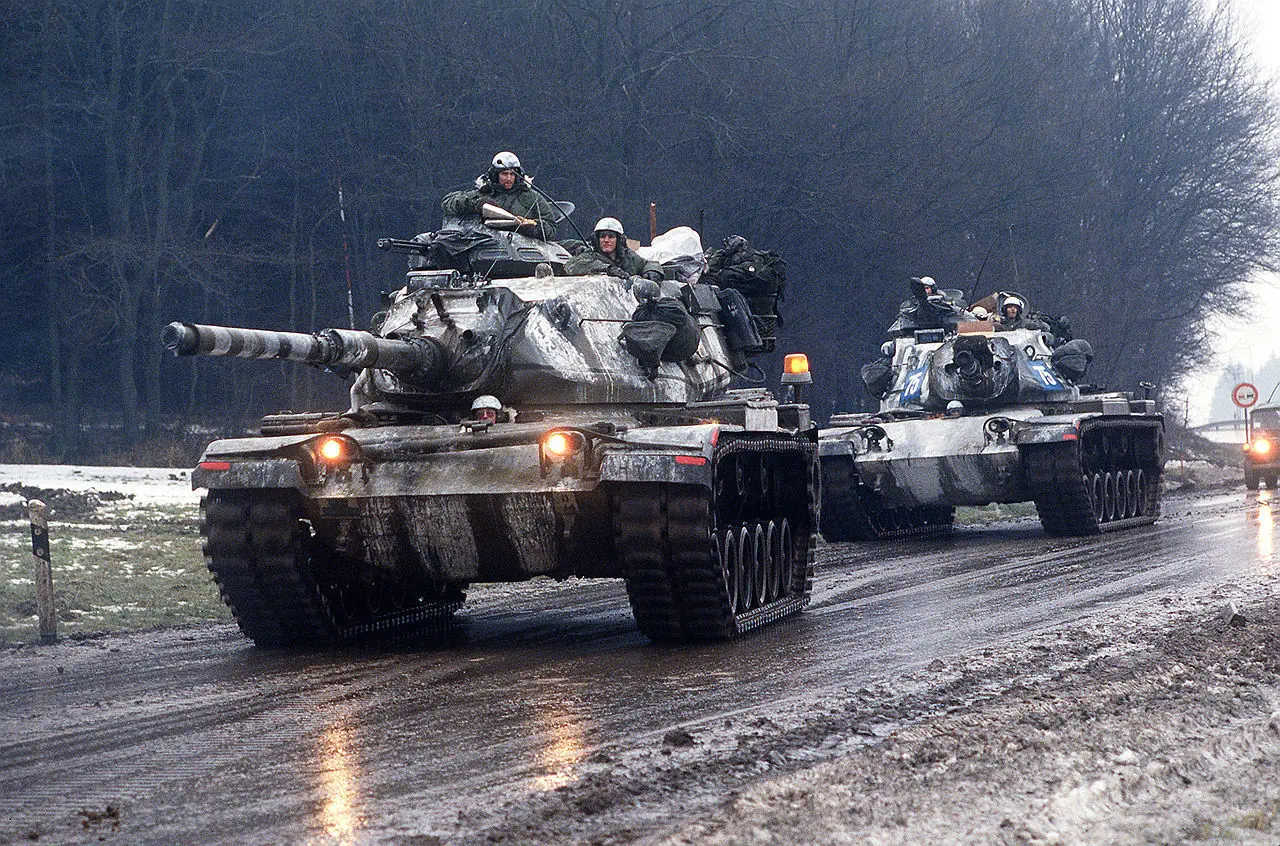El veterano M60Patton.