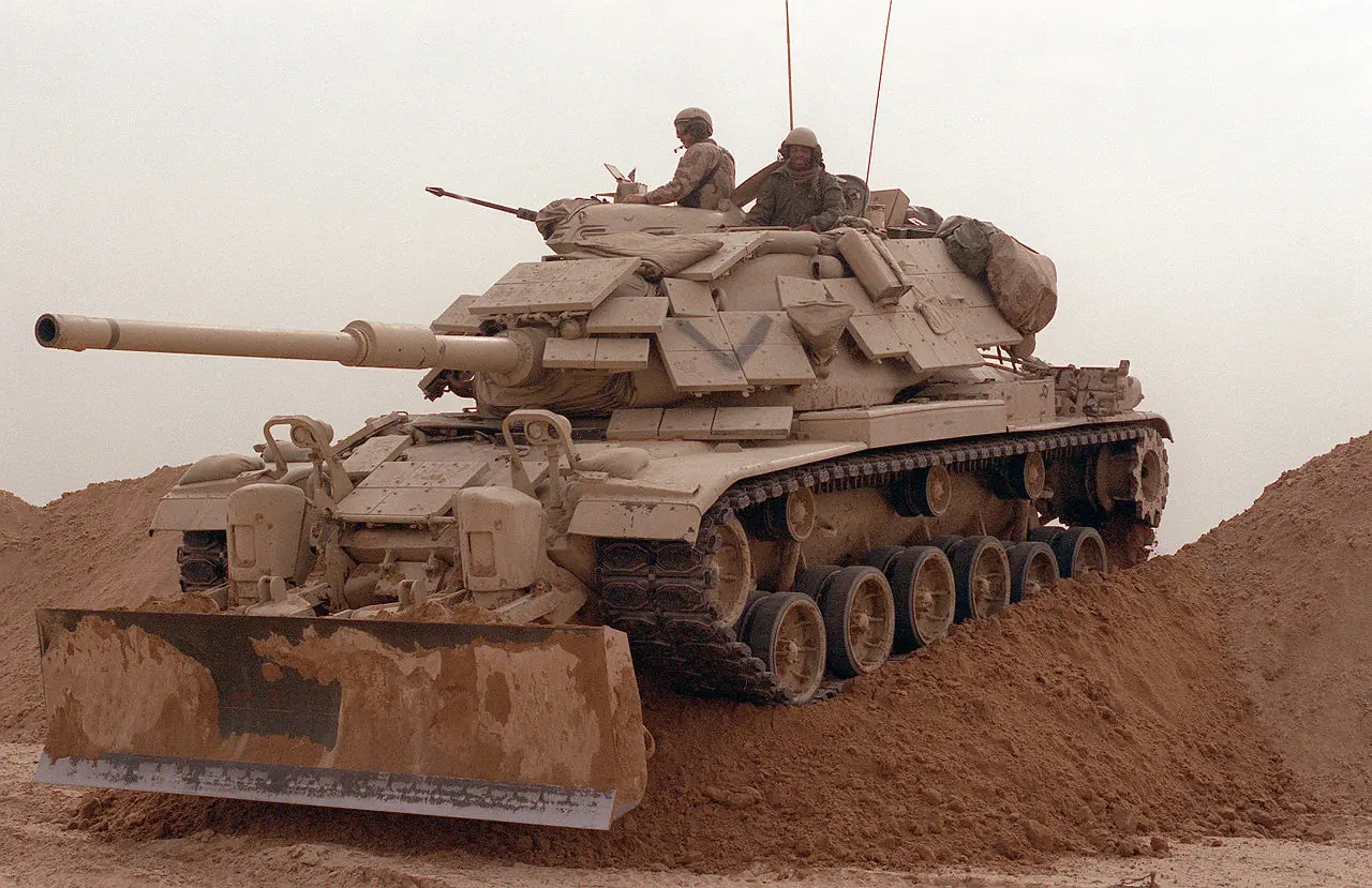 El veterano M60Patton.