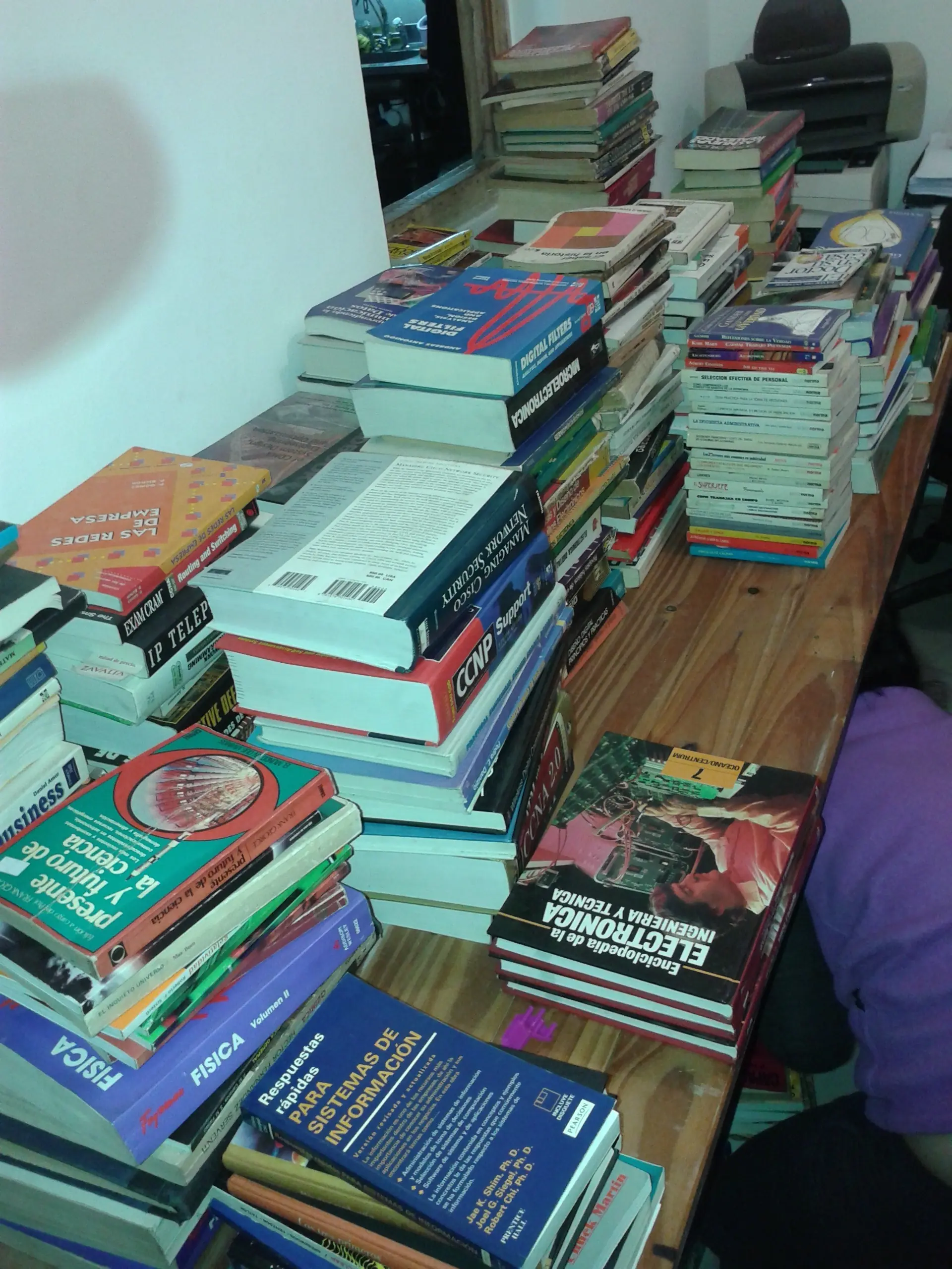 Hice una enorme biblioteca reciclada con palets. Mirala !