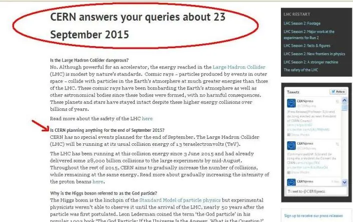 ¿Se acaba el mundo mañana?