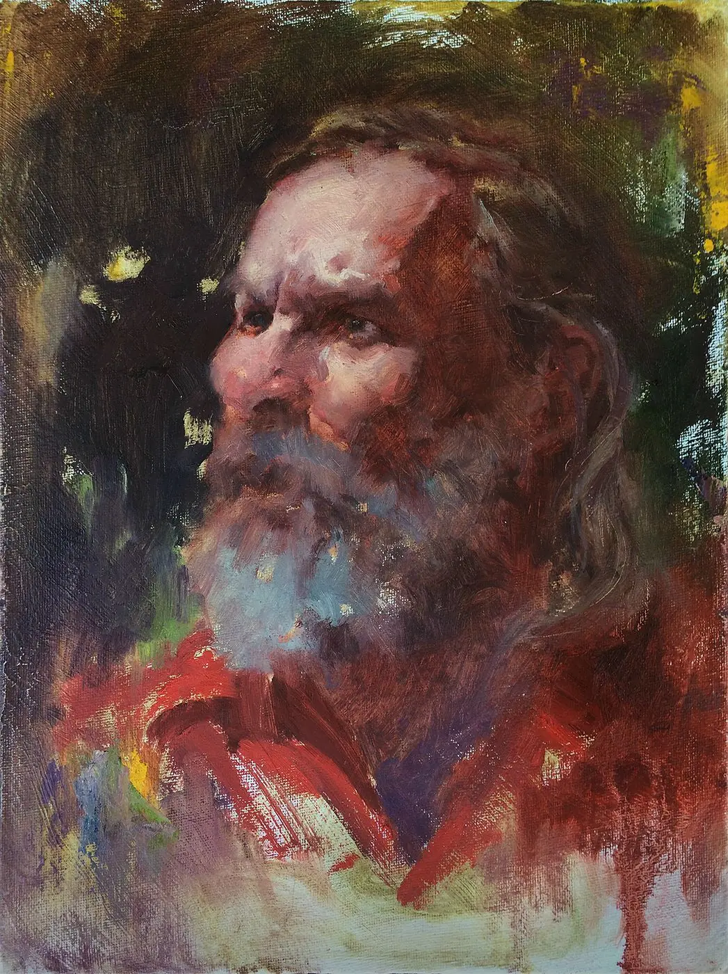 Dejó el trabajo para dedicarse a la pintura,Mira como le fue