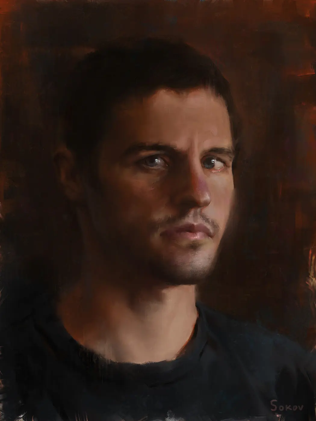 Dejó el trabajo para dedicarse a la pintura,Mira como le fue