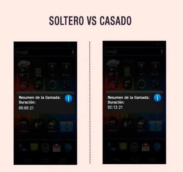 14 Diferencias entre solteros y casados