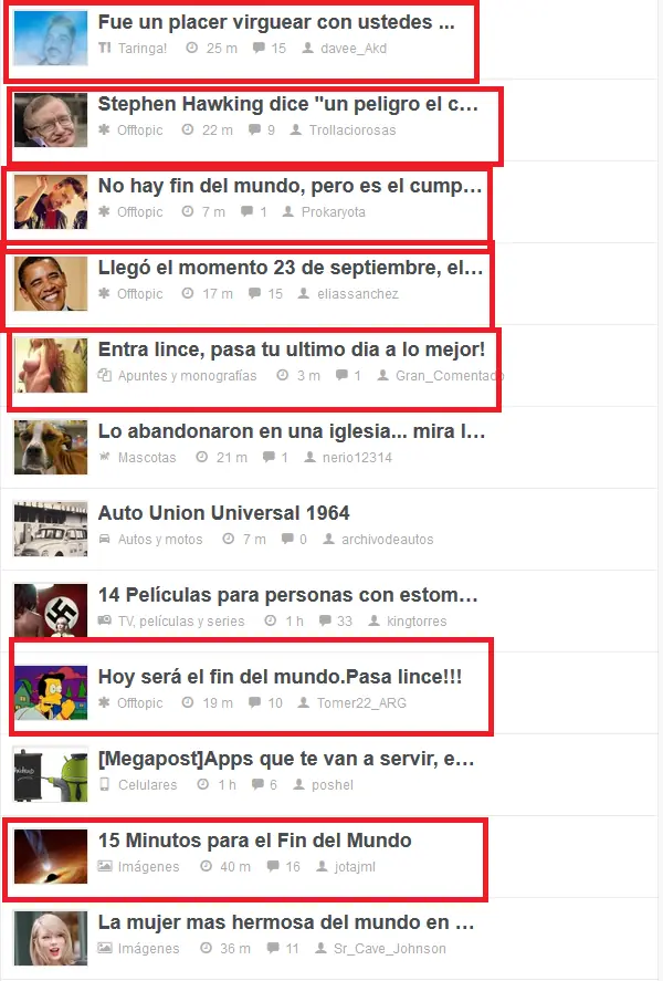 fin mundo