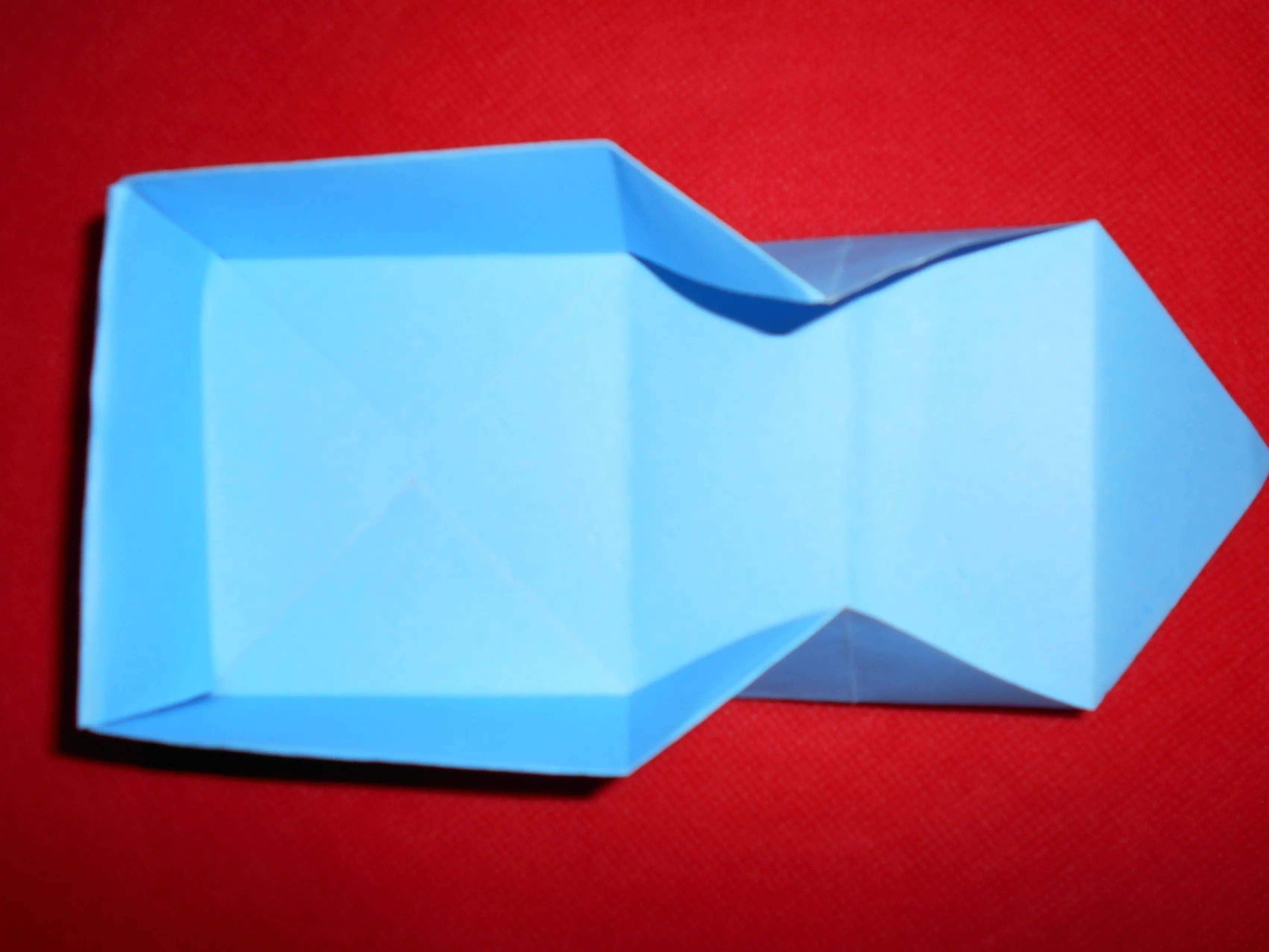 Caja de papel origami. super fácil =D