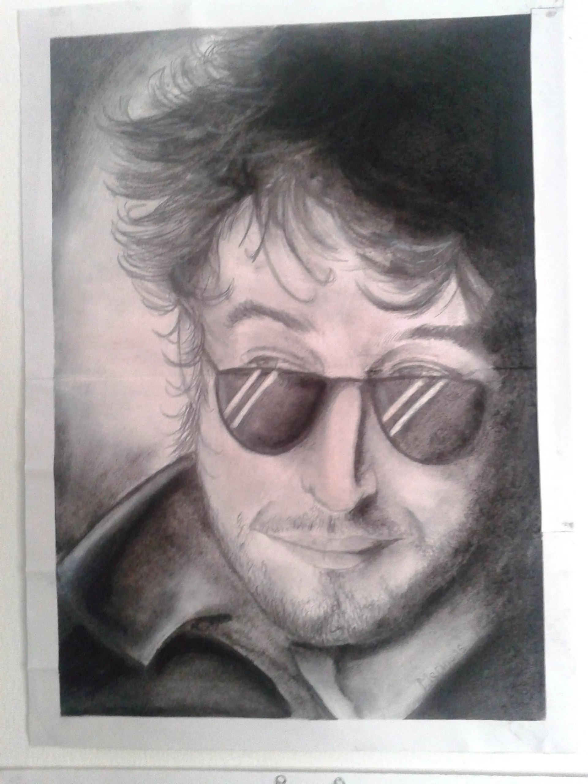Mi humilde dibujo tributo a Cerati