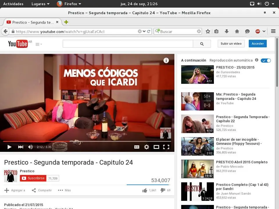 descarga