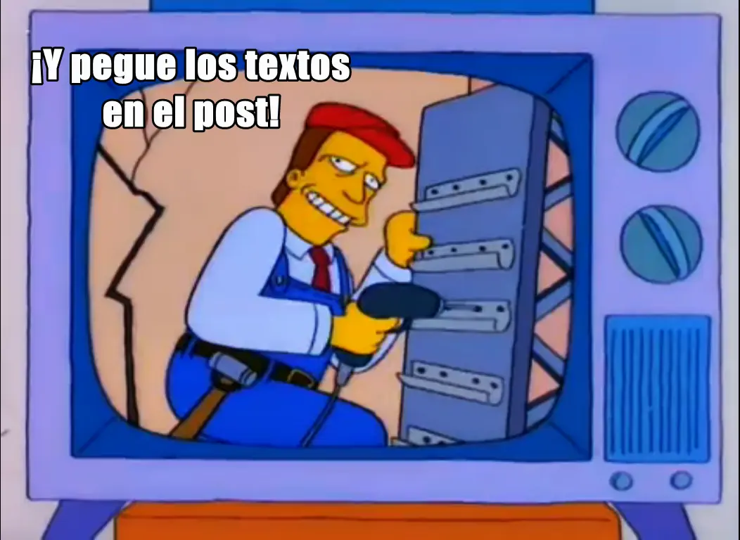 como hacer un post