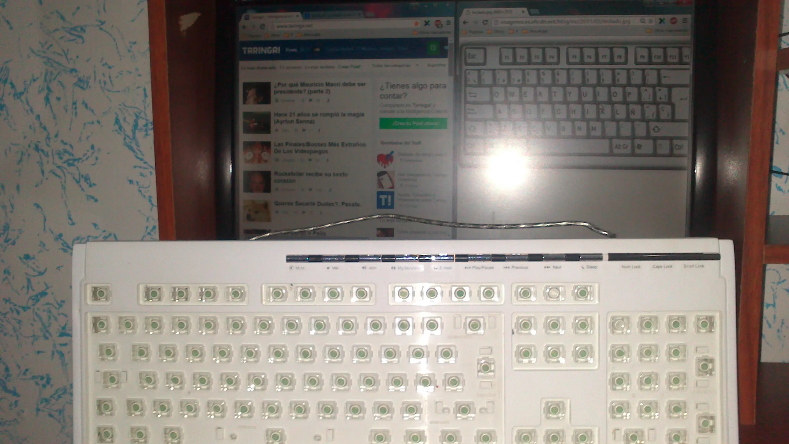 Me dieron un teclado y mira lo que hice!