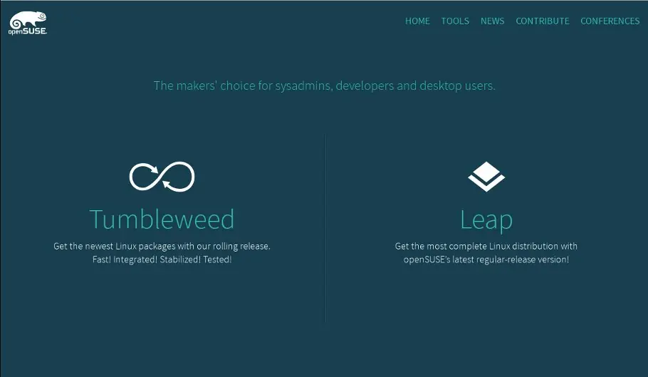 openSuse estrena página web