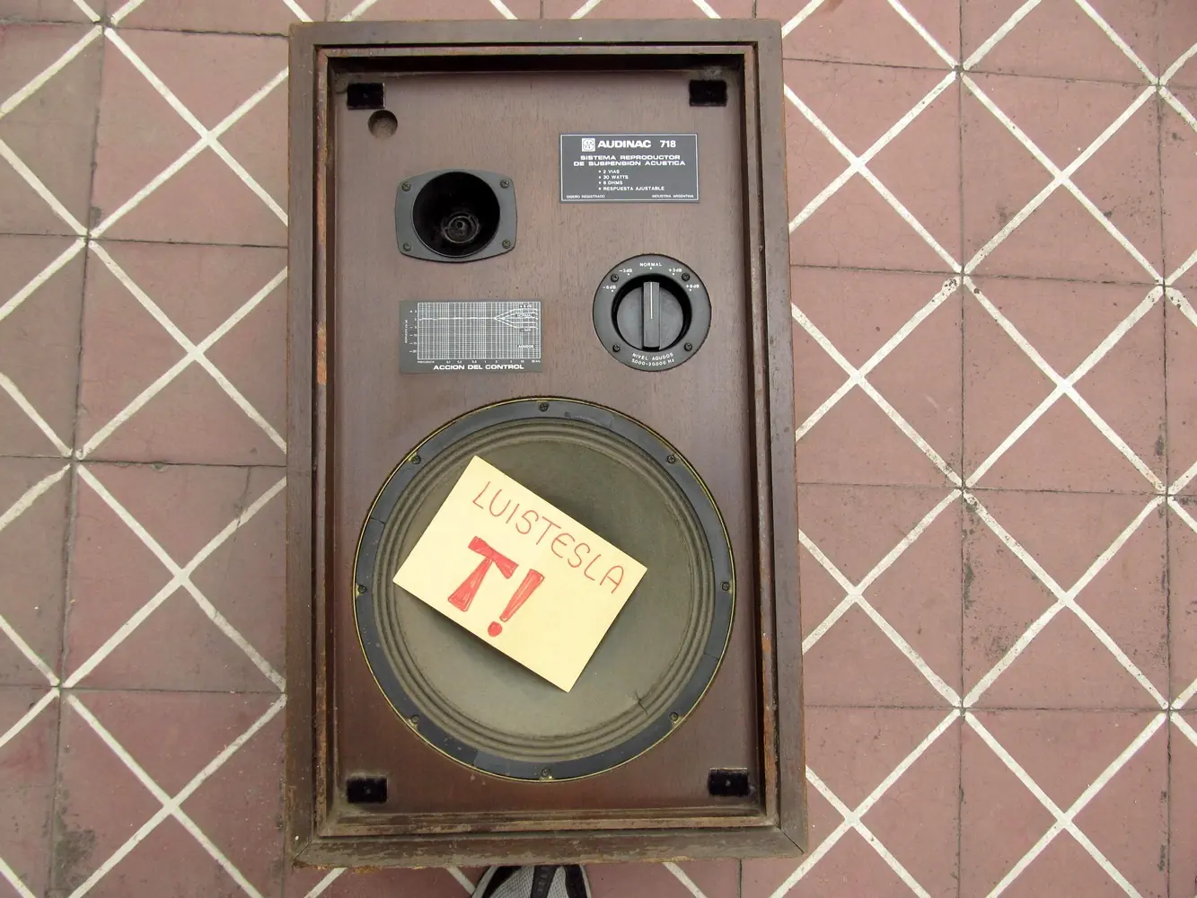 Desarmé un Bafle Vintage y te lo muestro