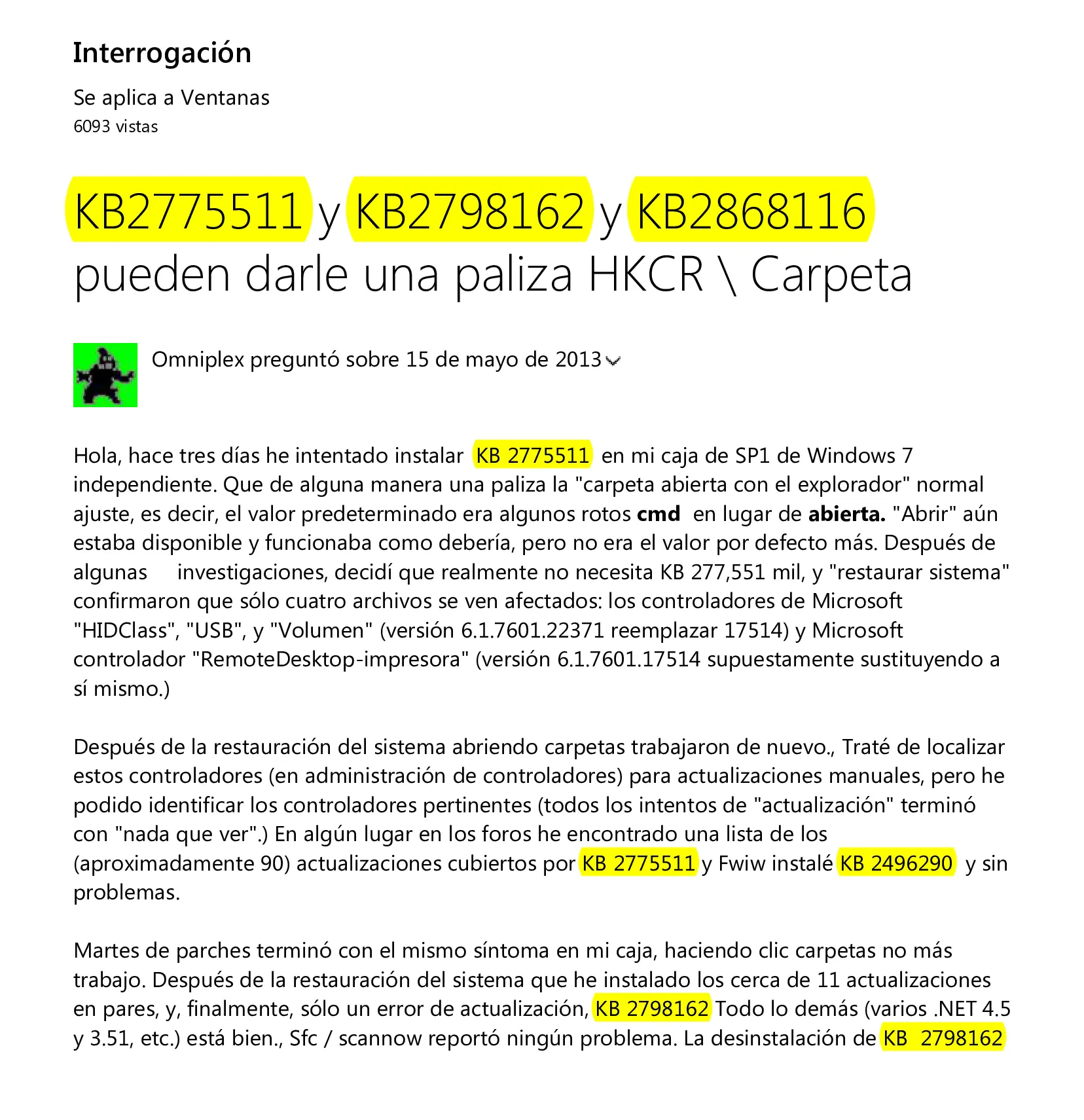 Alguien lo sabe el codigo de Espias update windows 7,8 y 10