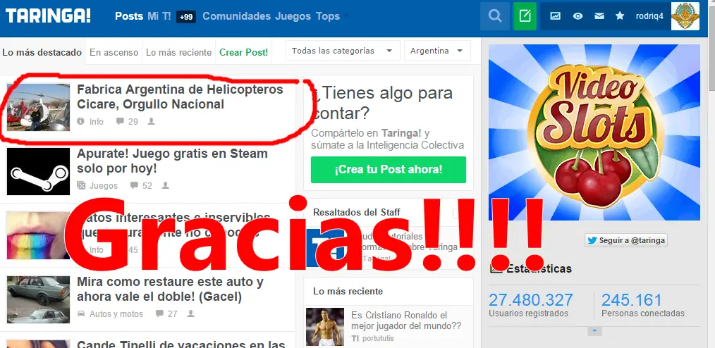 Fabrica Argentina de Helicopteros Cicare, Orgullo Nacional