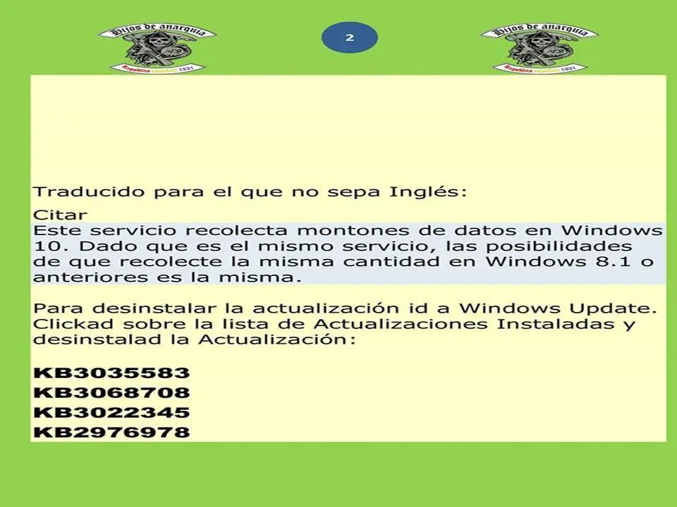 actualizaciones
