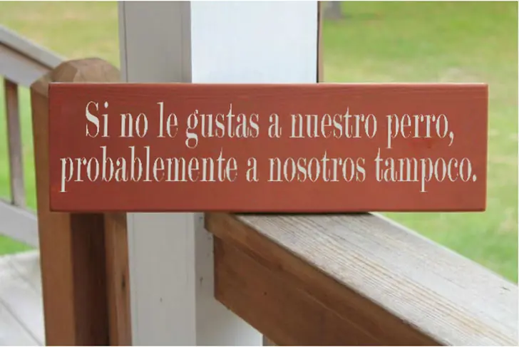 Carteles Graciosos Cuidado con el perro!