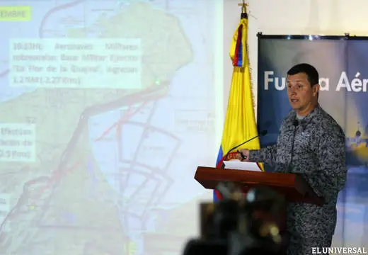 Venezuela Vuelve a violar espacio aereo Colombiano