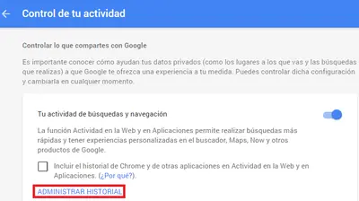 Cómo borrar todo lo que Google ha almacenado sobre ti